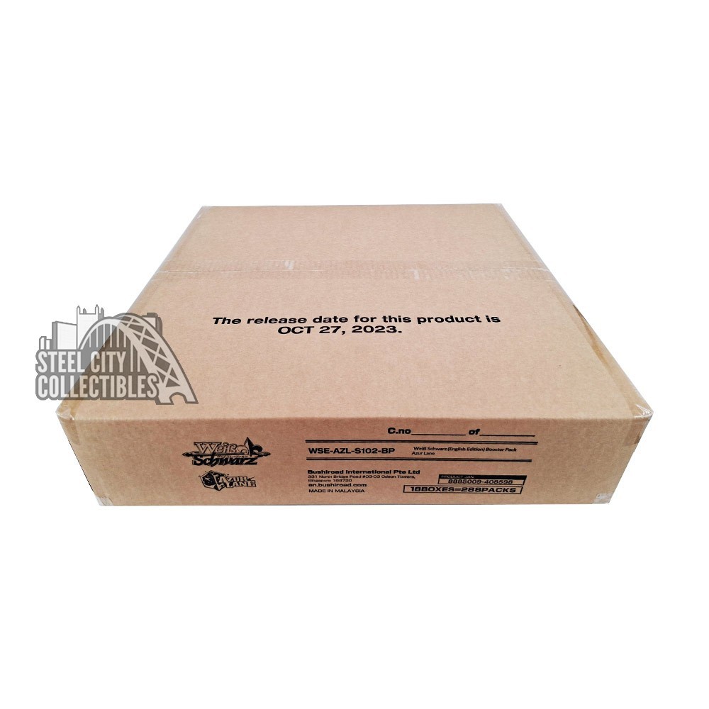 Weiss Schwarz Azur Lane 1st Edition Booster 18-Box Case | Steel City  Collectibles