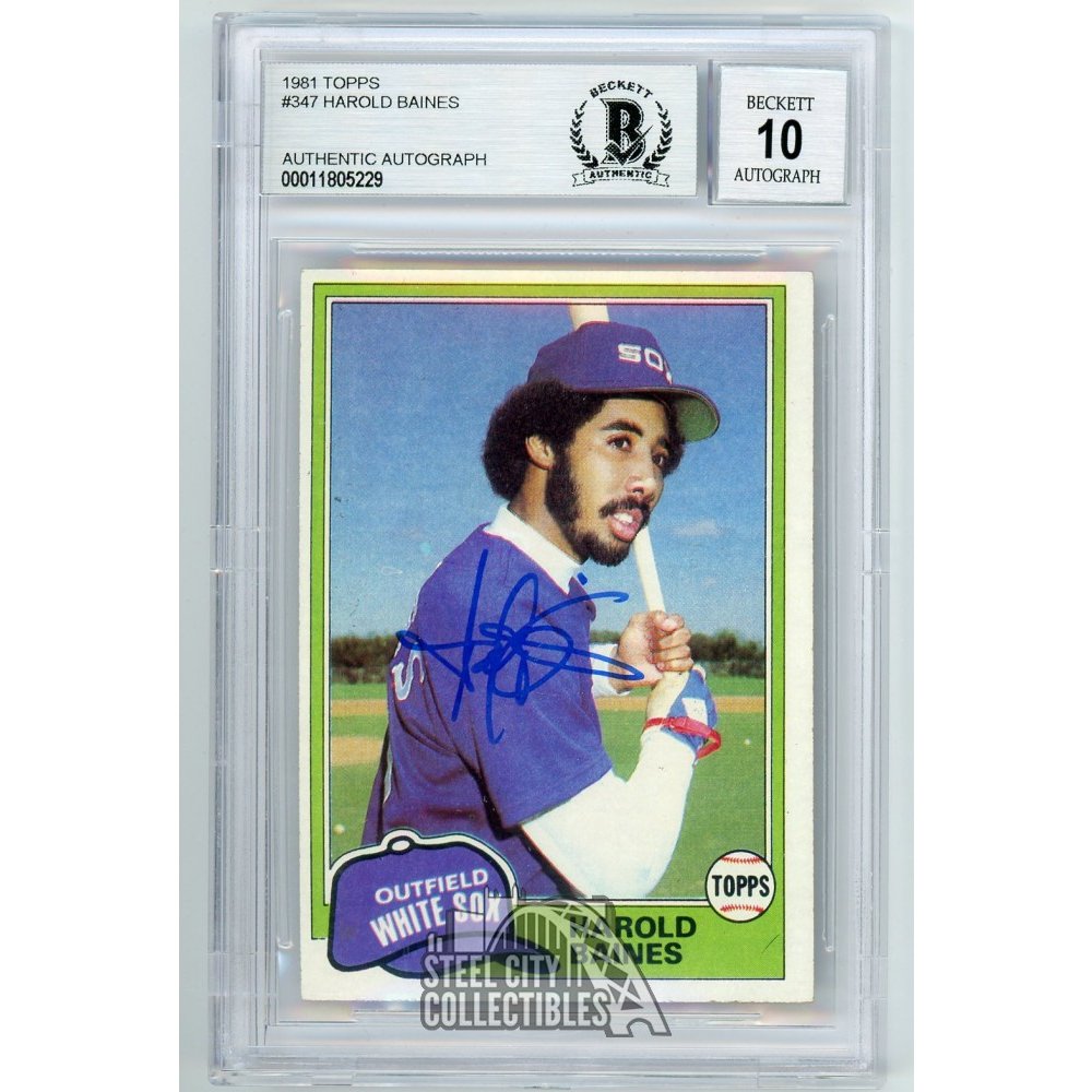 harold baines baseball card