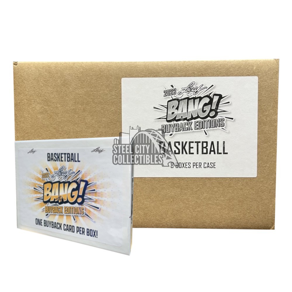2023 Leaf Bang! Basketball Edition 8Box Case Steel City Collectibles