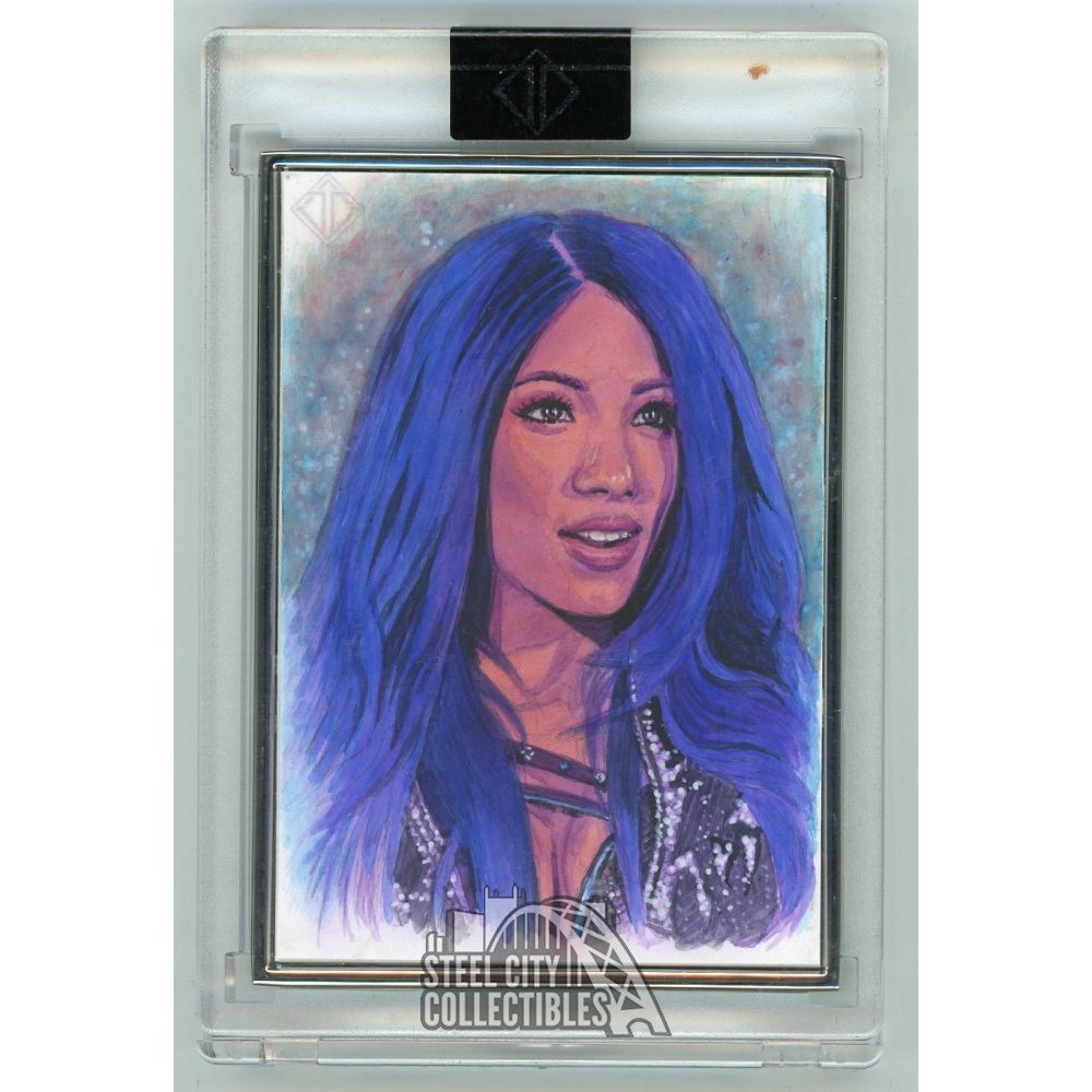 Sasha Banks 2020 Topps Transcendent WWE Sketch Autograph Card 1/1