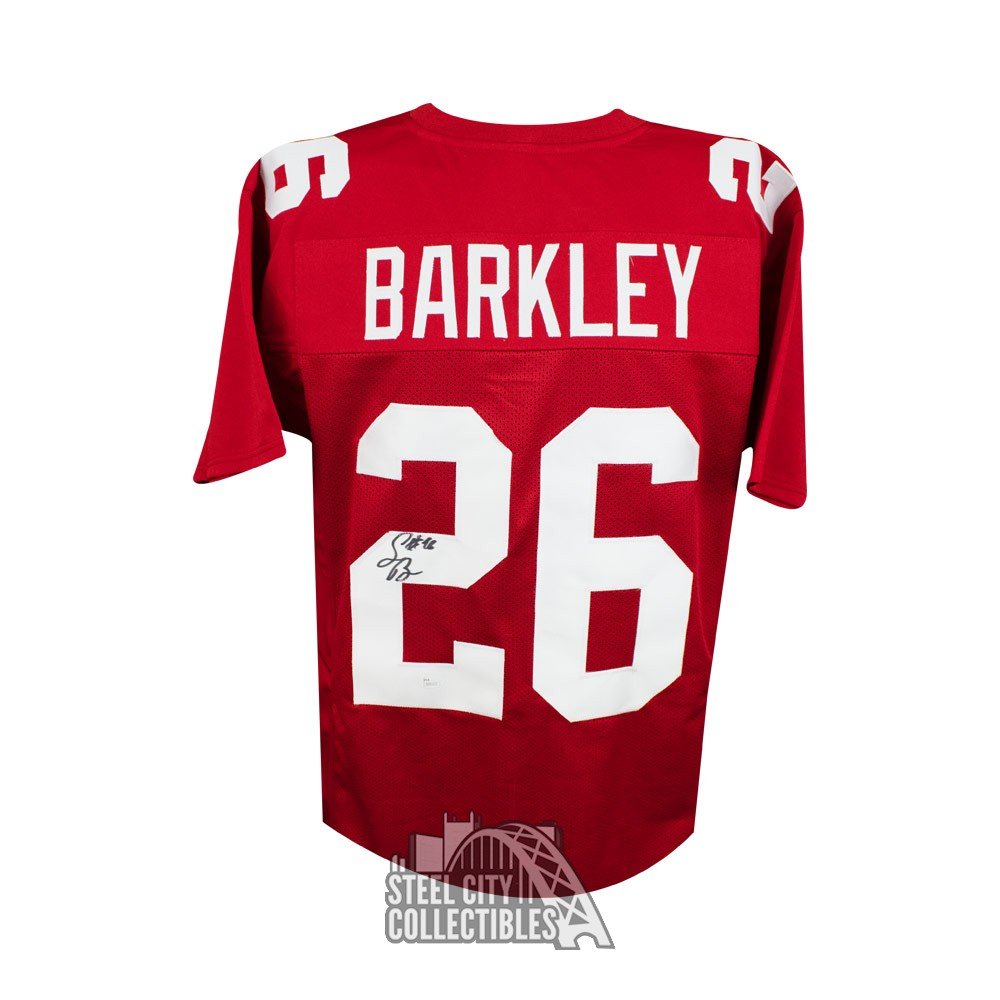 red saquon barkley jersey