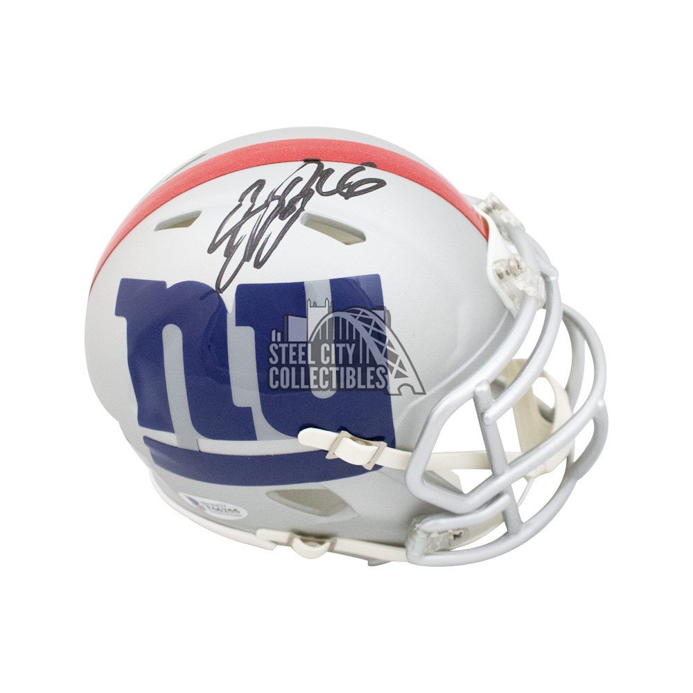 Saquon barkley signed mini sales helmet