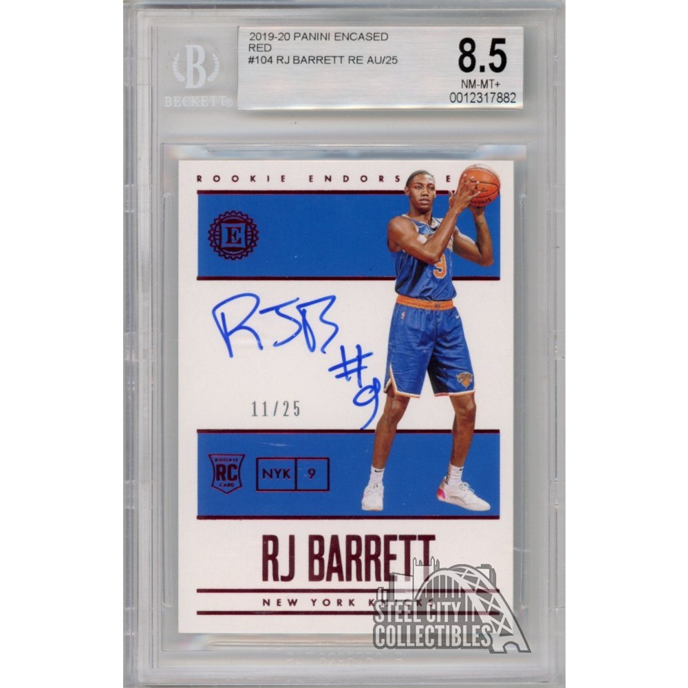 Basketball Rj Barrett Autograph 2019 Panini NBA Flawless RJ