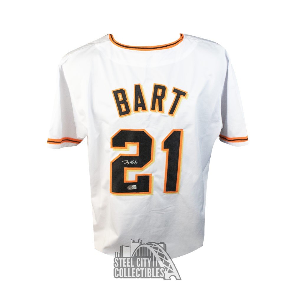 Joey Bart Autographed San Francisco Custom Gray Baseball Jersey - BAS COA