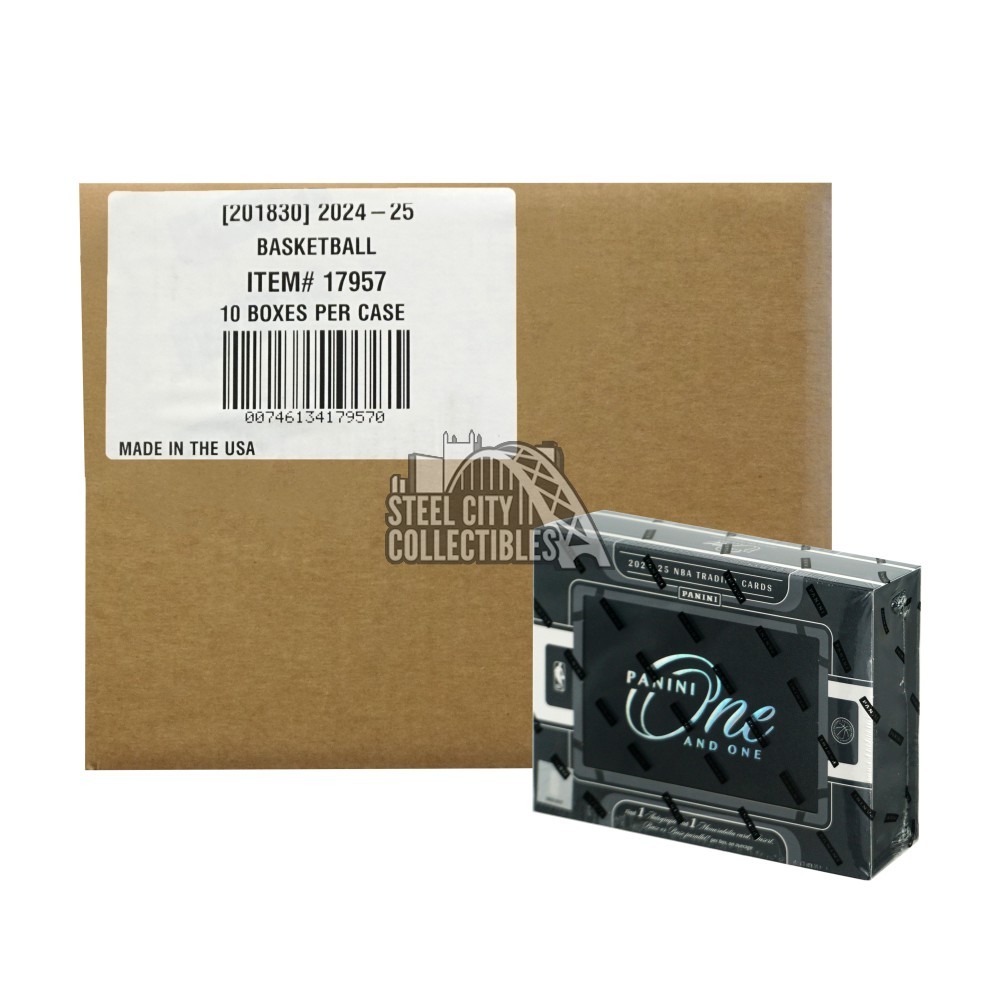2024-25 Panini One & One Basketball Hobby 10-Box Case | Steel City