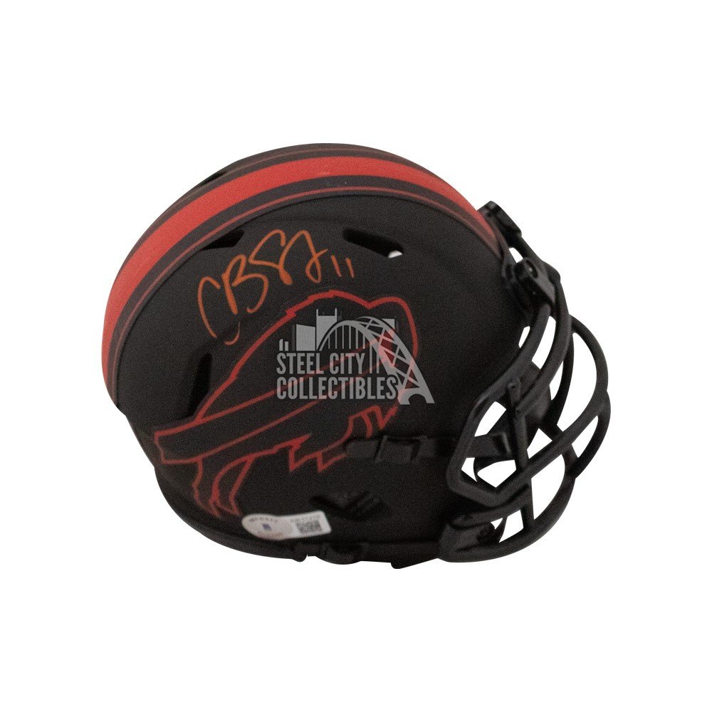 Cole Beasley Autographed Buffalo Bills Eclipse Mini Football Helmet