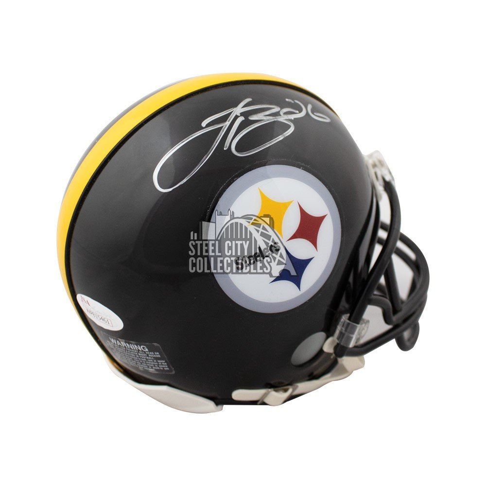 LeVEON BELL Signed Pittsburgh Steelers MINI Helmet Autograph JSA Witness COA 