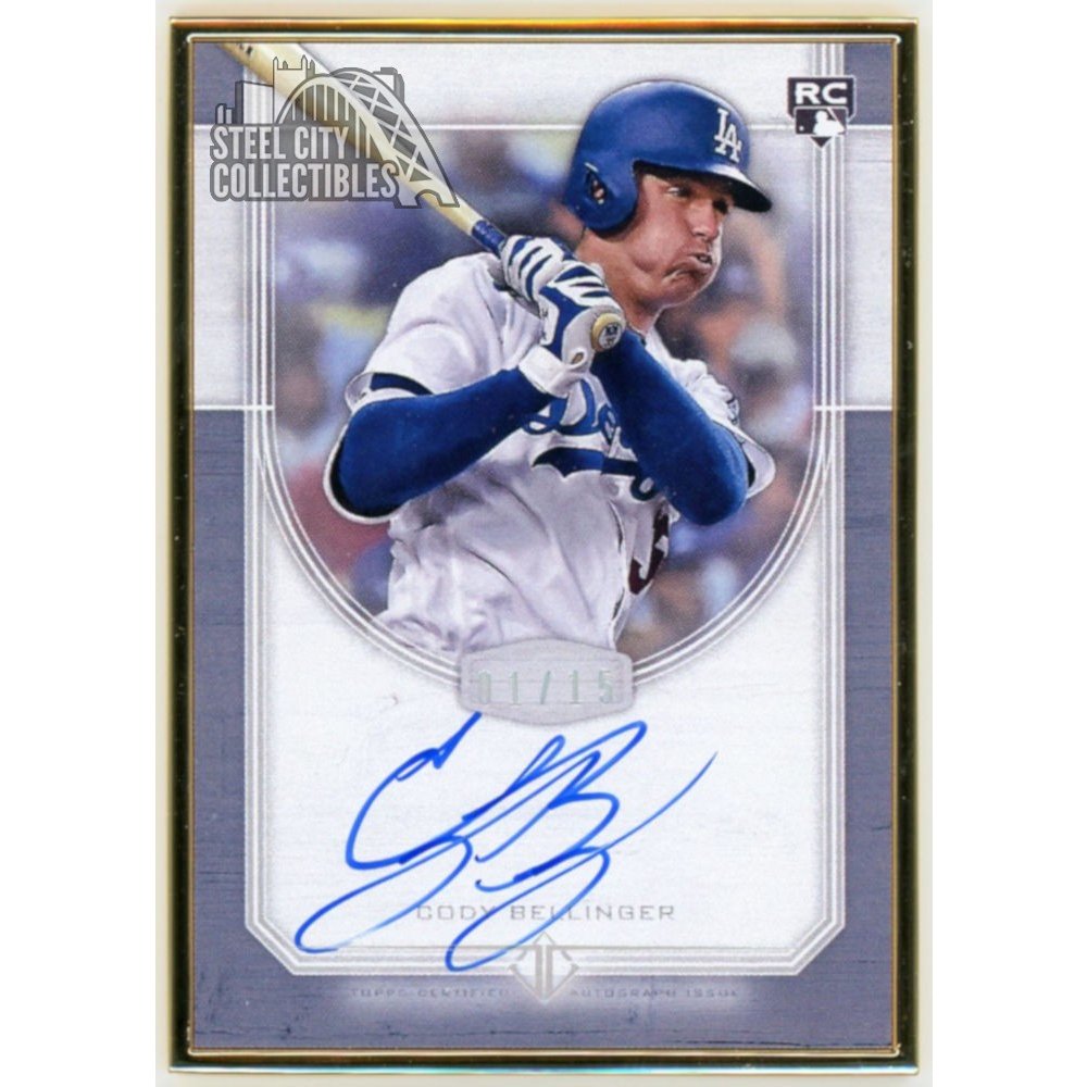 Cody Bellinger 2017 Topps Transcendent Baseball Autograph Rookie Card RC  1/15