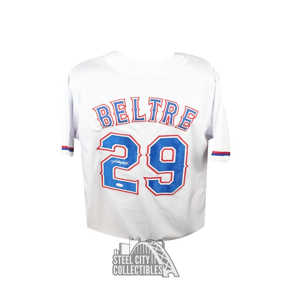 Adrian Beltre Signed & Hand Painted Jersey