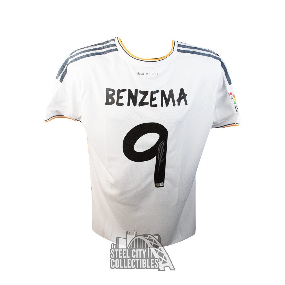 Karim Benzema Autographed Real Madrid Adidas Soccer Jersey - BAS COA