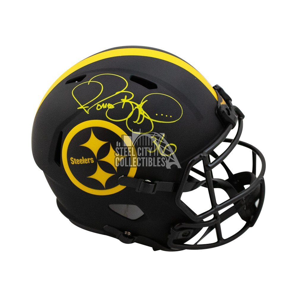 Jerome Bettis Autographed Steelers Eclipse Replica Full-Size Football Helmet  - BAS COA