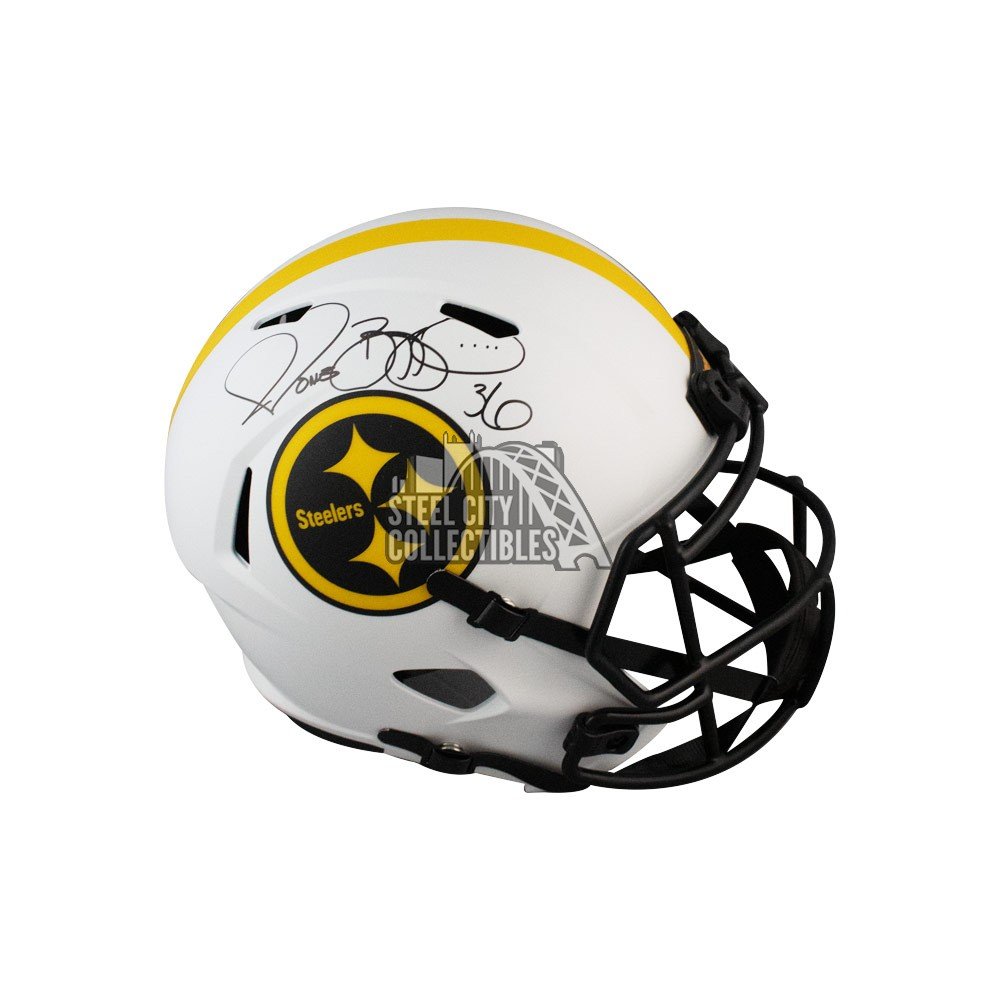 matte black steelers helmet