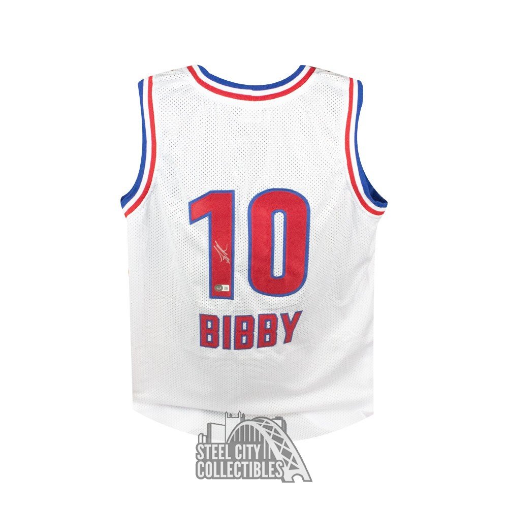 Mike Bibby Autographed Sacramento White Custom Basketball Jersey - BAS