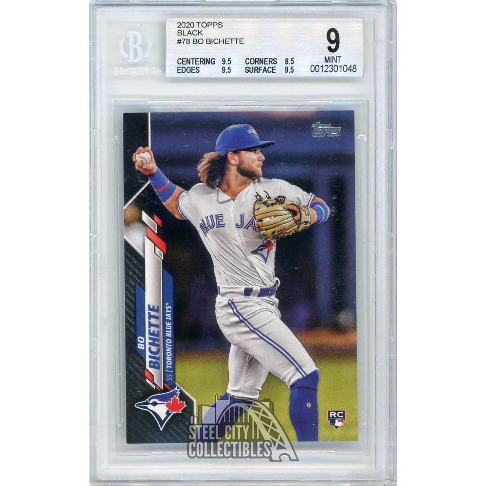 Bo Bichette 2020 Topps Baseball Black Parallel Rookie Card 57/69