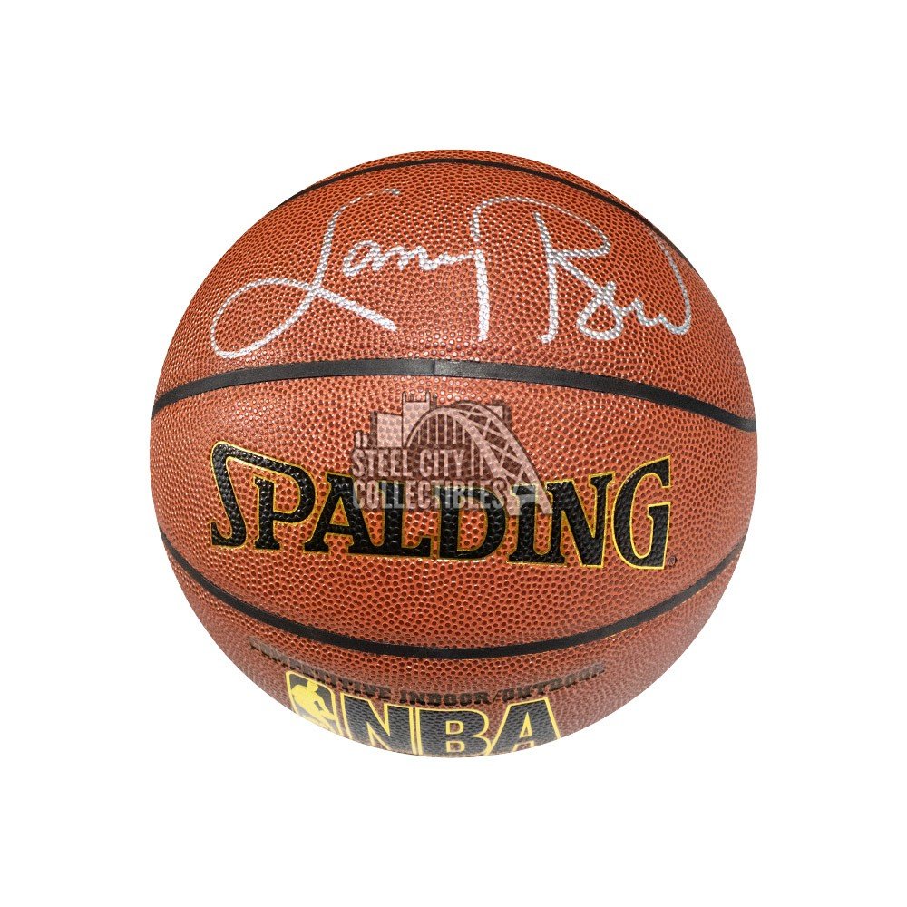 larry bird autographed basketball