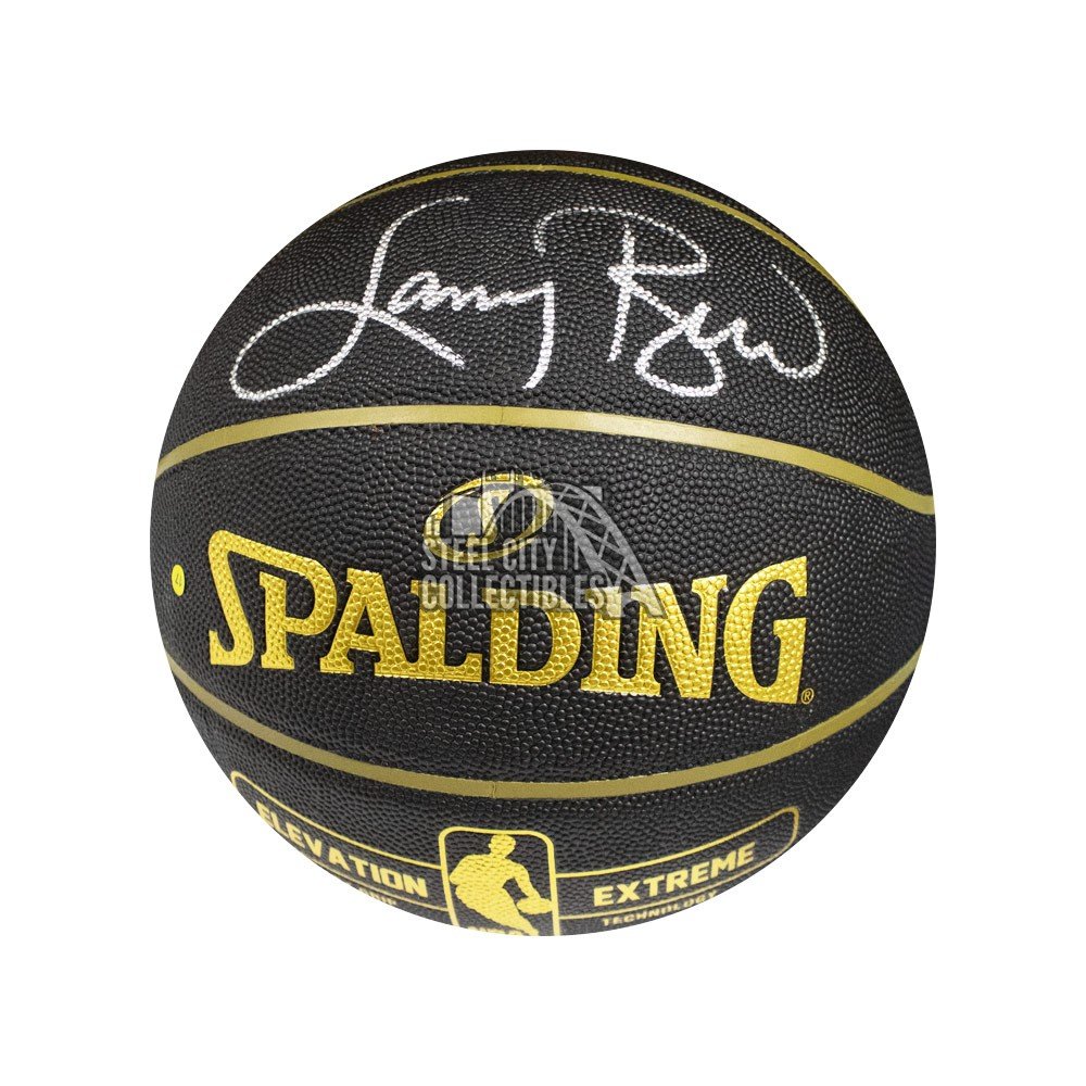 larry bird autographed basketball
