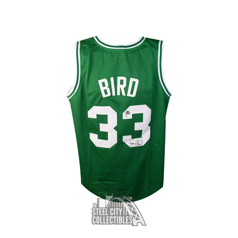 larry bird autographed jersey