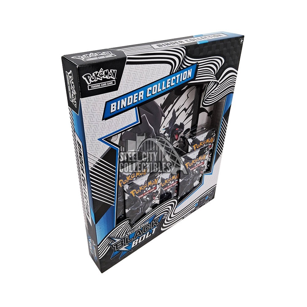 pokemon trading card game black bolt binder collection Pokemon Scarlet & Violet SV10.5 Black Bolt Binder Collection 6-Box Case