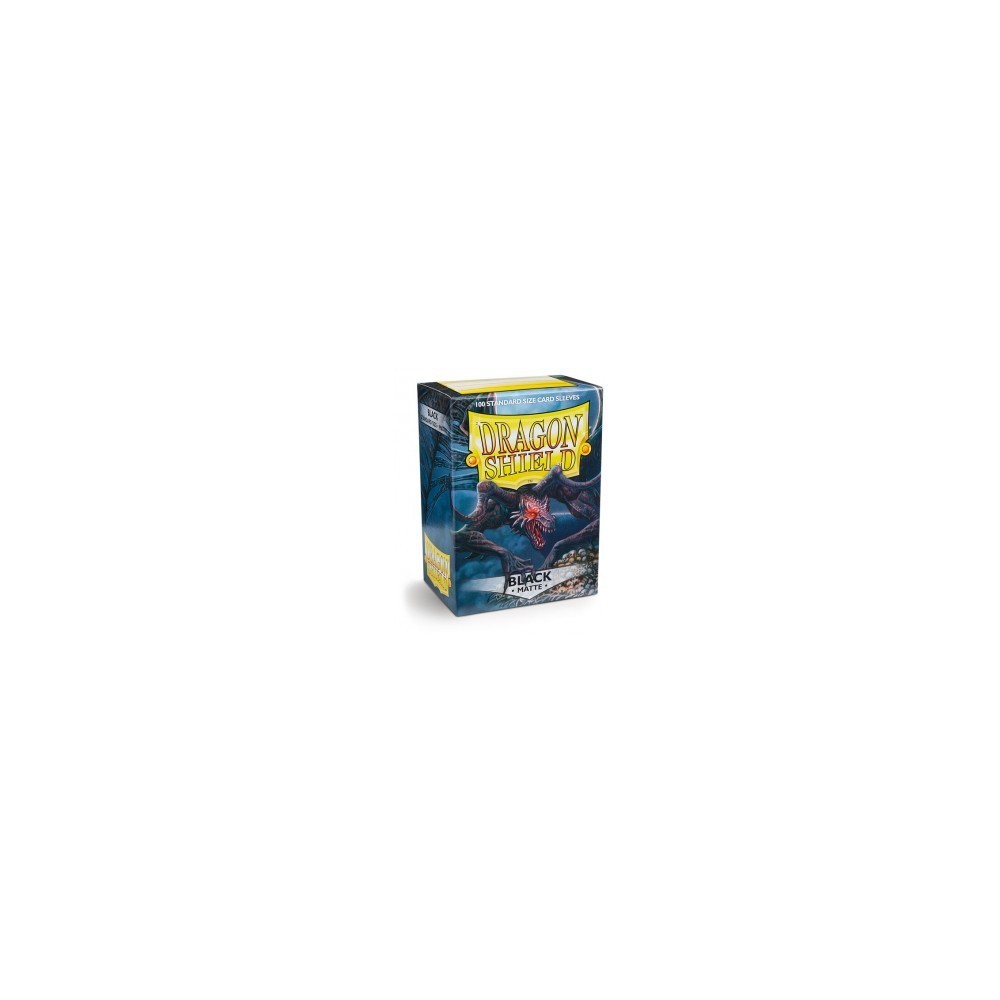 Dragon Shield Matte Black Sleeves 100ct Box | Steel City Collectibles