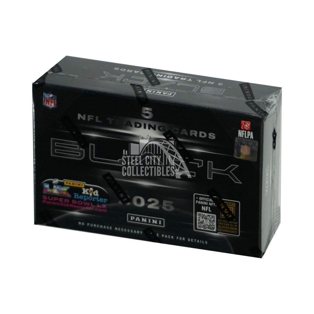 2025 Panini Black Football Hobby Box | Steel City Collectibles