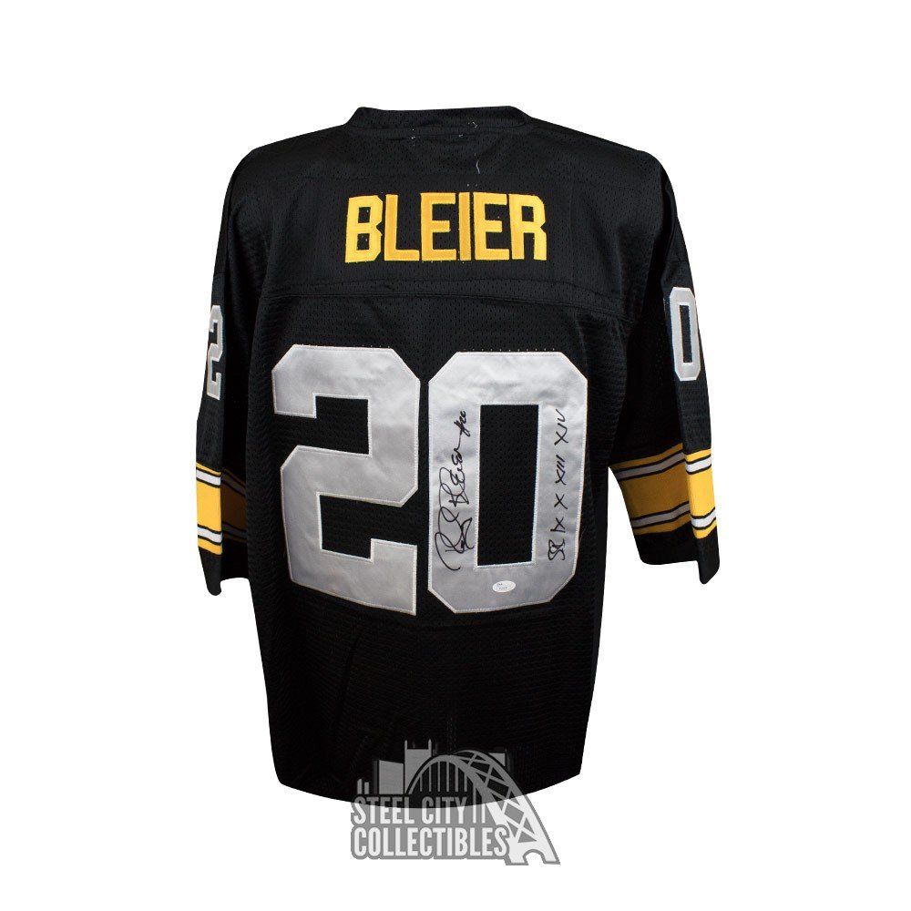 rocky bleier signed jersey