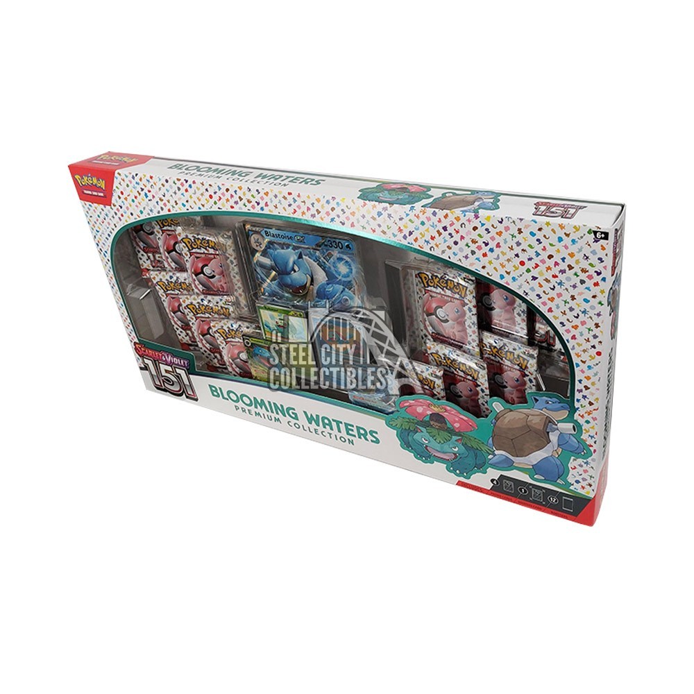 pokemon 151 booster box blooming waters Amazon.com: Pokemon TCG: Scarlet & Violet main image 0