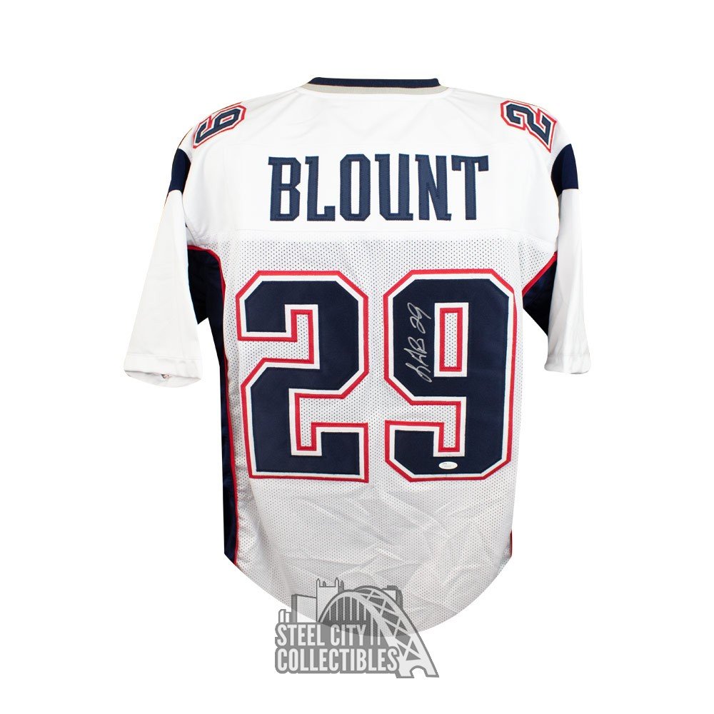 LeGarrette Blount Autographed New England Patriots Custom Football ...