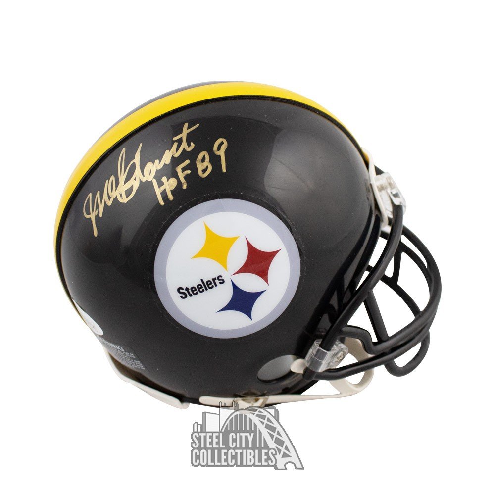 Mel Blount HOF 89 Autographed Pittsburgh Steelers Mini Football Helmet -  JSA COA