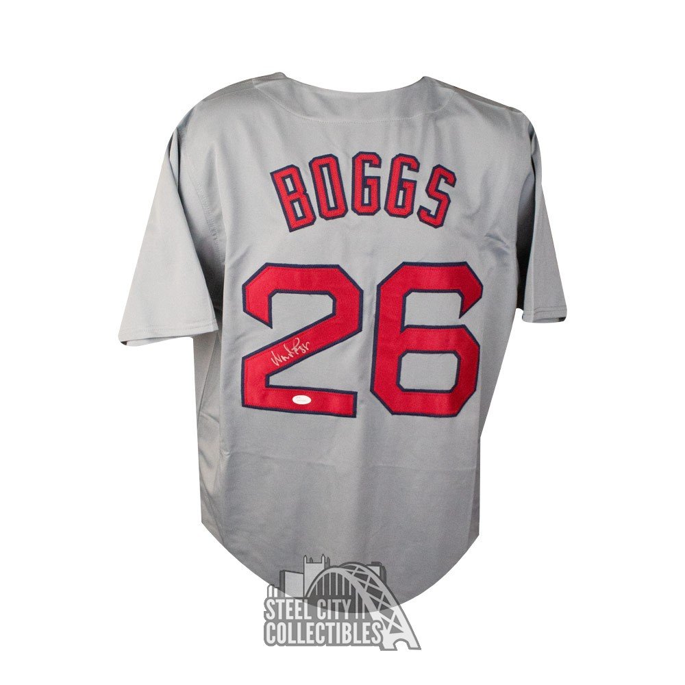 wade boggs autographed jersey