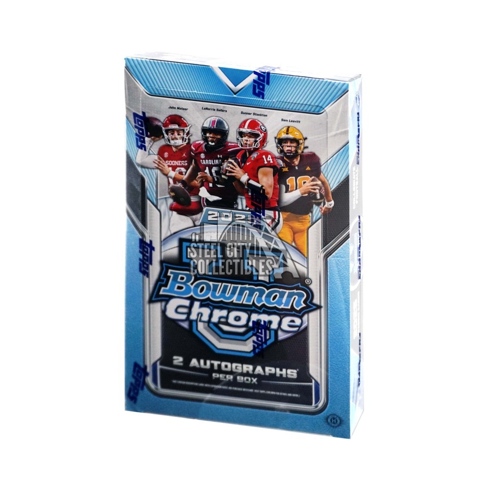 2025 Bowman University Chrome Football Hobby Box | Steel City