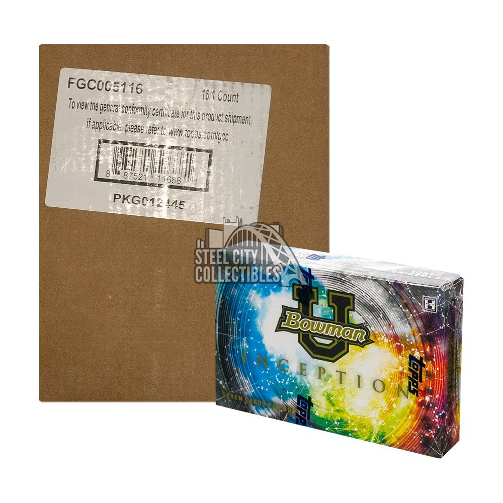 202223 Bowman University Inception MultiSport Hobby 16Box Case