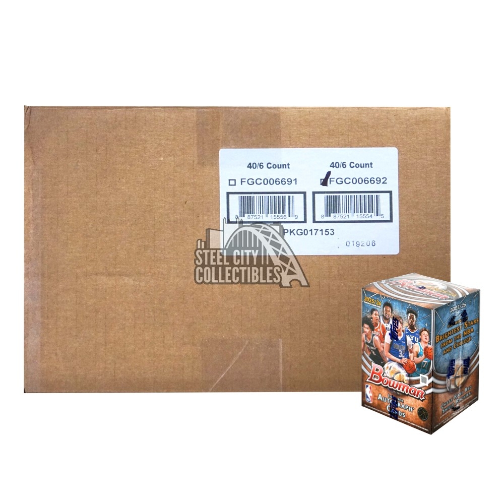 2025-26 Bowman Basketball Blaster 40-Box Case | Steel City Collectibles