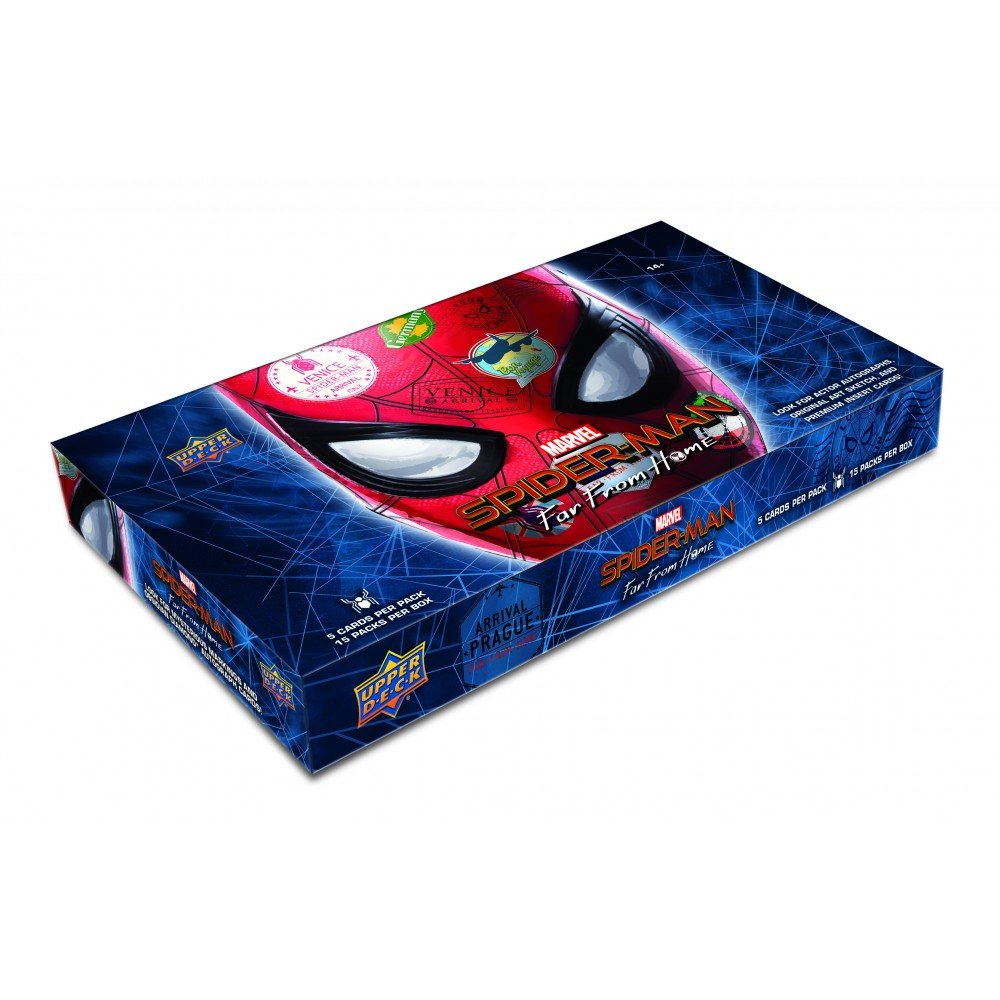 Upper Deck SPIDER-MAN Far From  カード 2019 Upper Deck Spider-Man Far From Home Hobby Box | Steel City