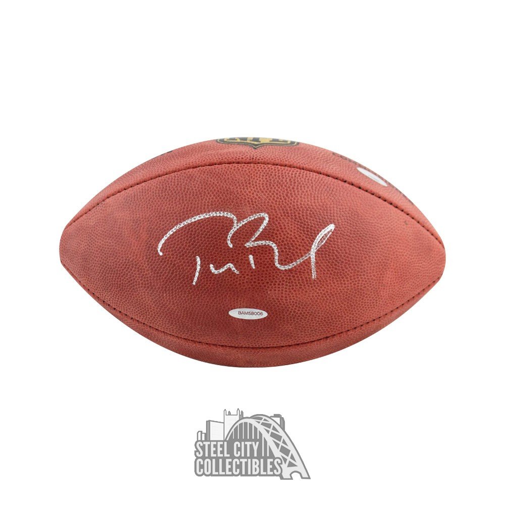 authentic tom brady signed football