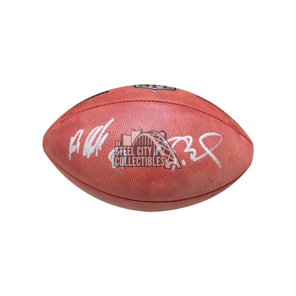 rob gronkowski signed football