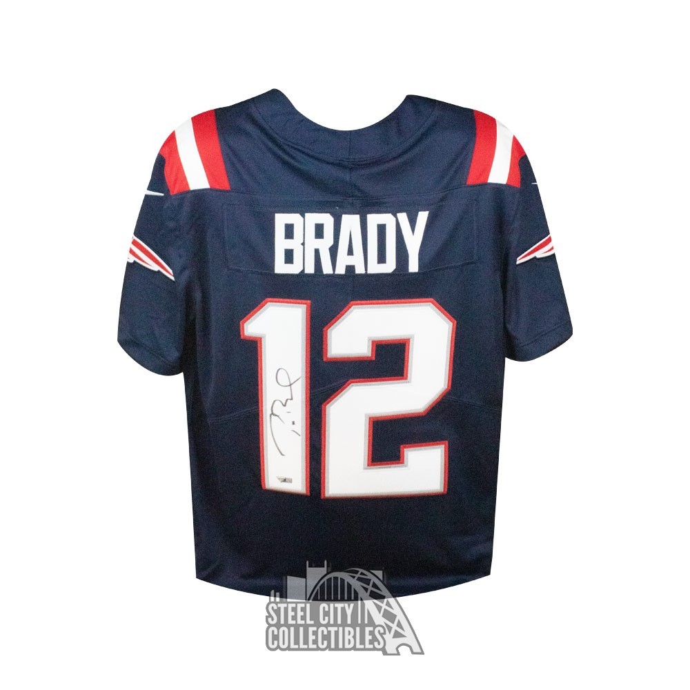 tom brady red patriots jersey