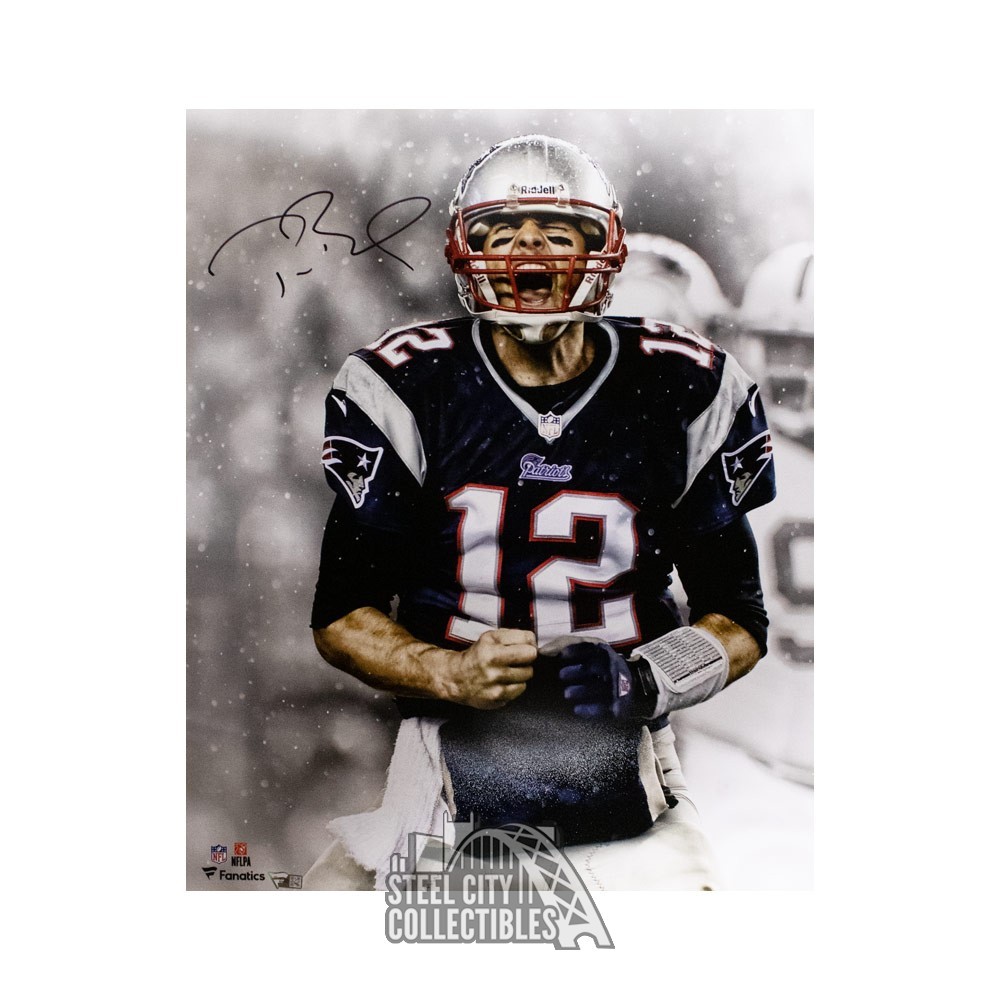 Tom Brady Autographed New England Patriots 16x20 Photo - Fanatics