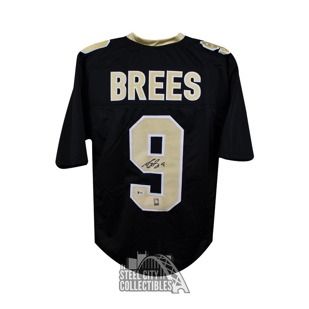 drew brees signed jersey framed