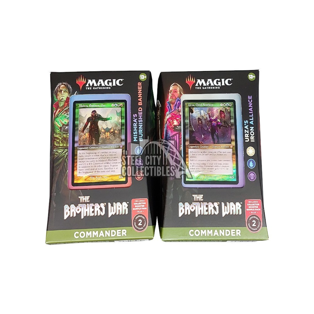 Magic the Gathering Brothers War Commander Deck Pair Steel City
