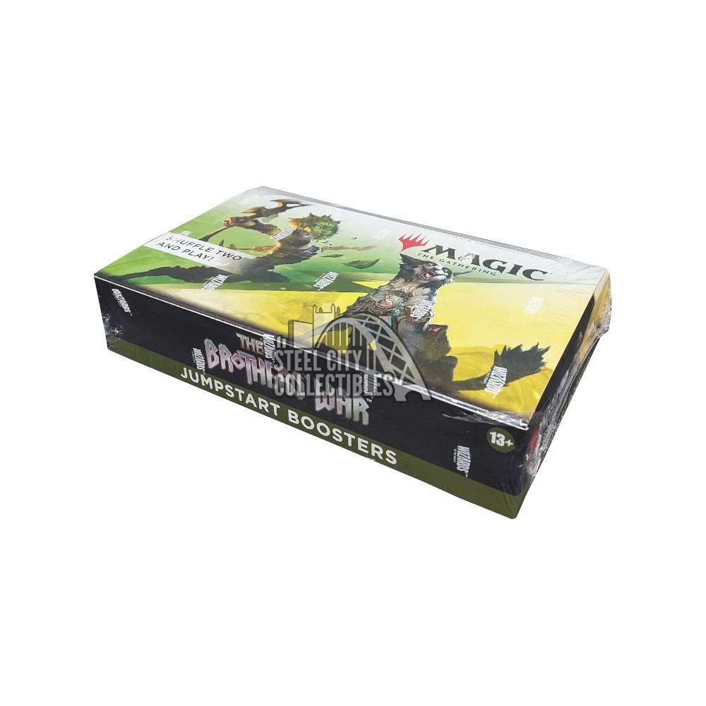 the brothers war jumpstart booster box Amazon.com: Magic: The Gathering The Brothers' War Jumpstart Booster Box main image 1
