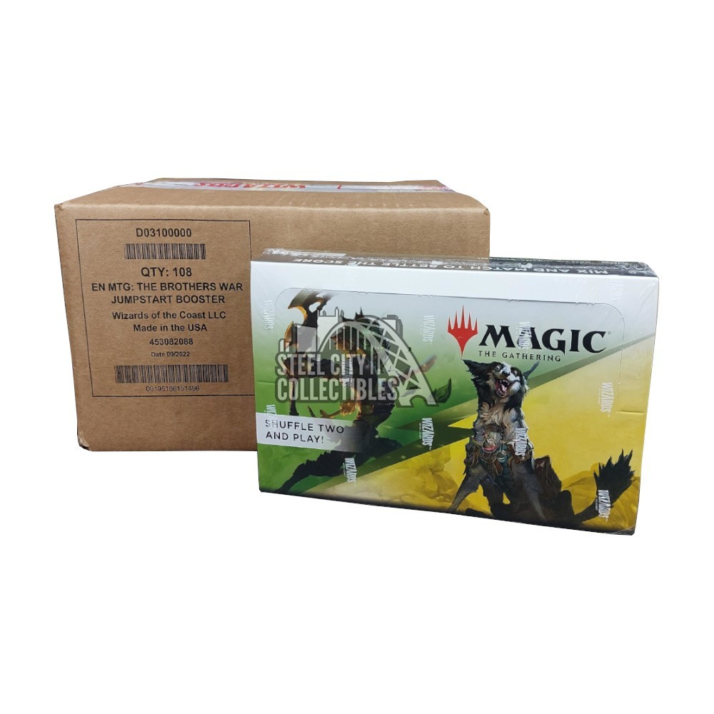 Magic the Gathering Brothers War Jumpstart Booster 6Box Case Steel