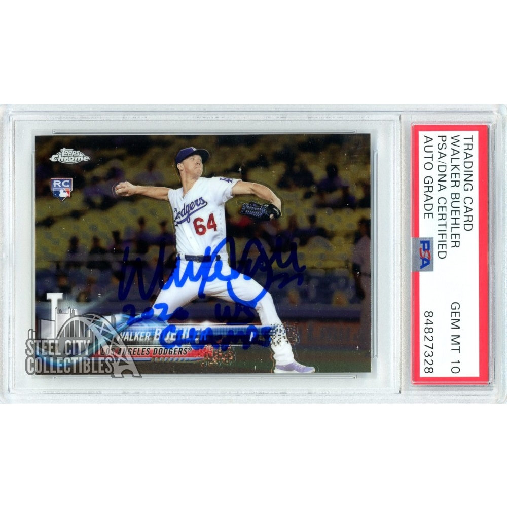 Walker Buehler 2018 Topps Chrome 