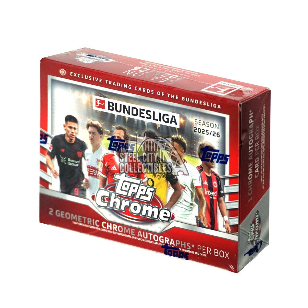 2025-26 Topps Chrome Bundesliga Soccer Delight Box | Steel City