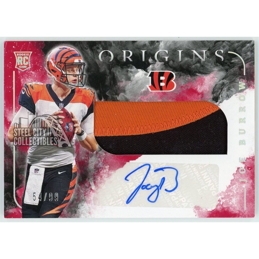 Joe Burrow 2020 Panini Origins Football Red Rookie Patch