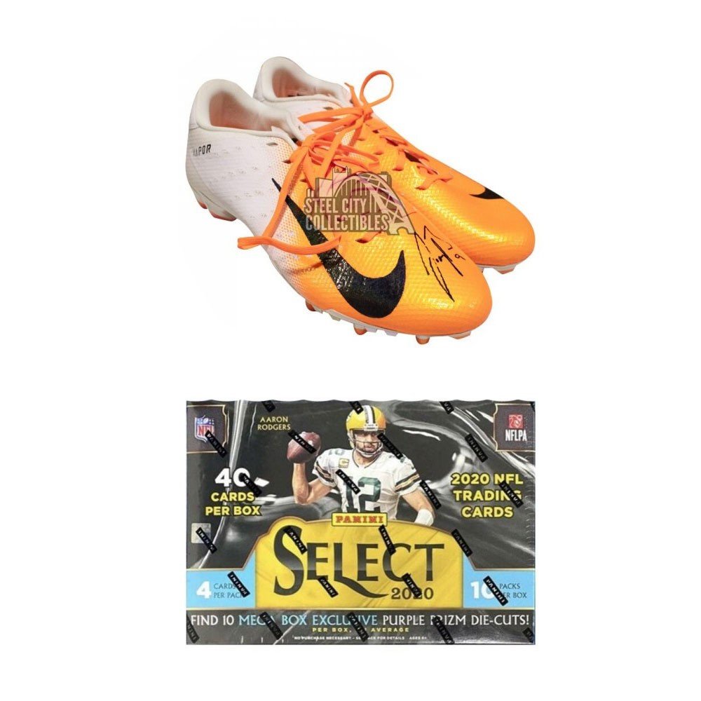 2020 Panini Select Football Mega Box (Purple Die Cuts)