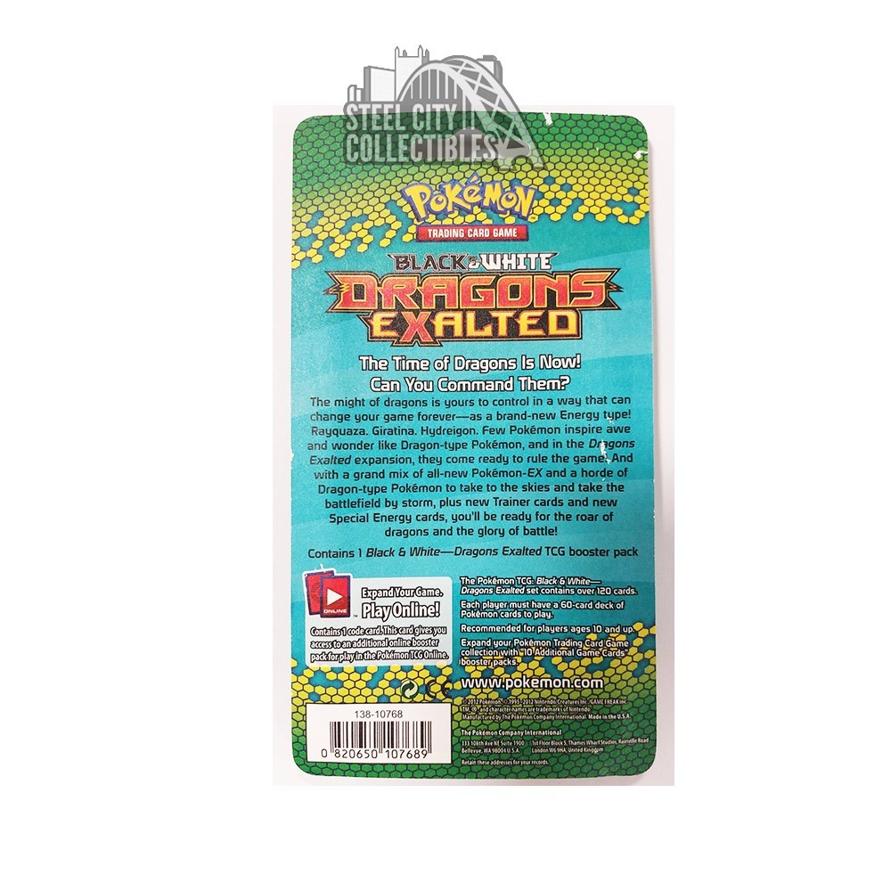 Pokemon Black & White Dragons Exalted Blister Pack | Steel City Collectibles Pokemon Black & White Dragons Exalted Blister Pack | Steel City Collectibles