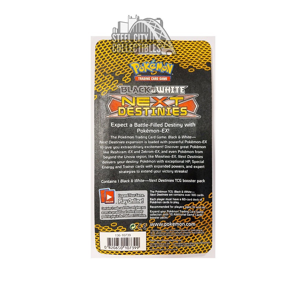 Pokemon Black & White Next Destinies Blister Pack | Steel City Collectibles Pokemon Black & White Next Destinies Blister Pack | Steel City Collectibles