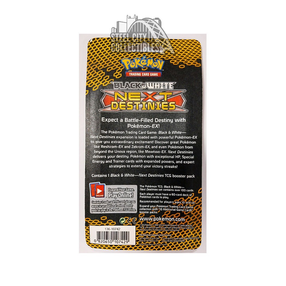 Pokemon Black & White Next Destinies Blister Pack | Steel City Collectibles Pokemon Black & White Next Destinies Blister Pack | Steel City Collectibles