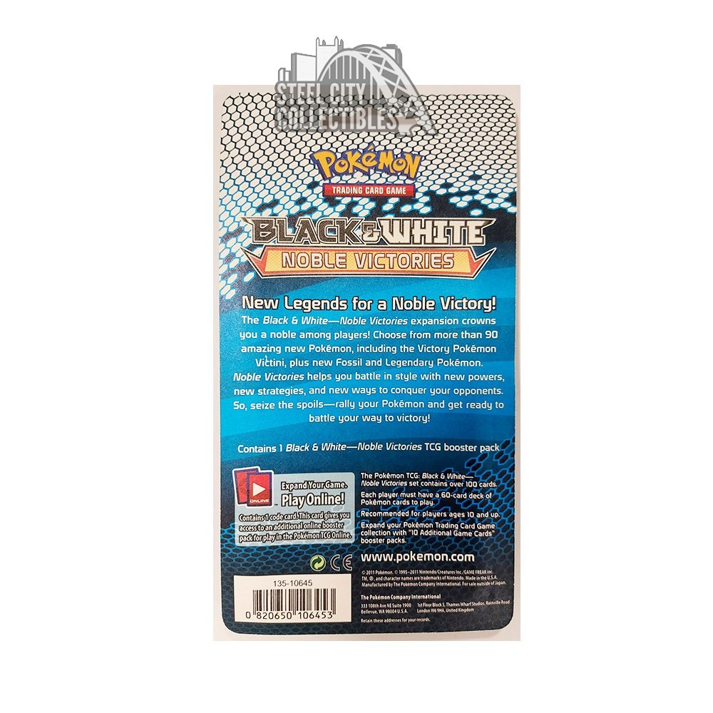 Pokemon Black & White Noble Victories Blister Pack | Steel City Collectibles Pokemon Black & White Noble Victories Blister Pack | Steel City Collectibles