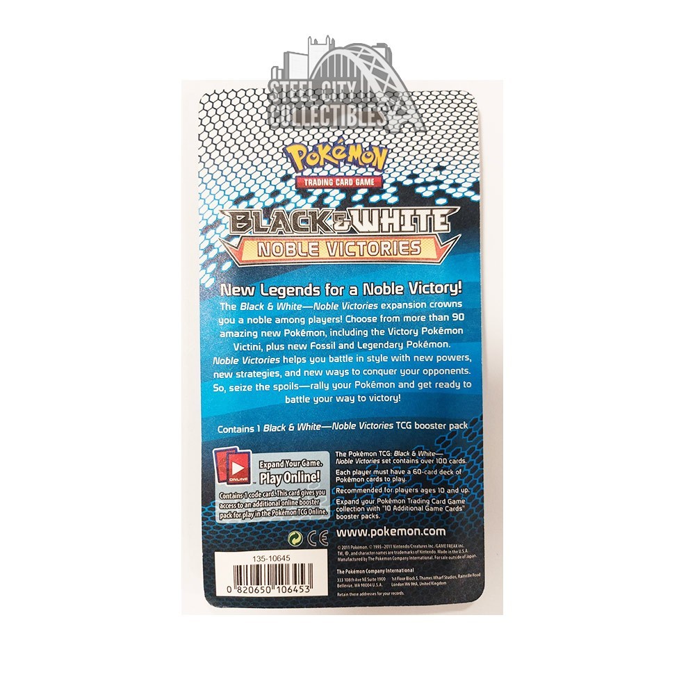 Pokemon Black & White Noble Victories Blister Pack | Steel City Collectibles